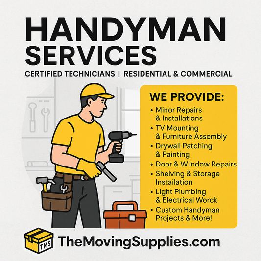 Handyman Work - The Moving Supplies