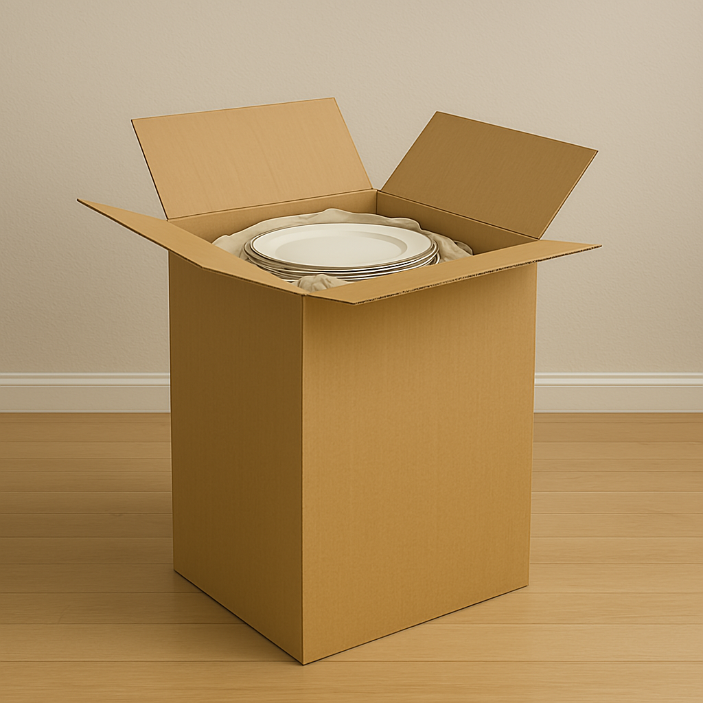 Dish-Pack Moving Box – 18" x 18" x 28" (L x W x H)  Bundle of 10 - The Moving Supplies