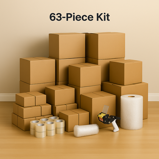 Couple Move Kit - 63-Piece Moving & Packing Set.