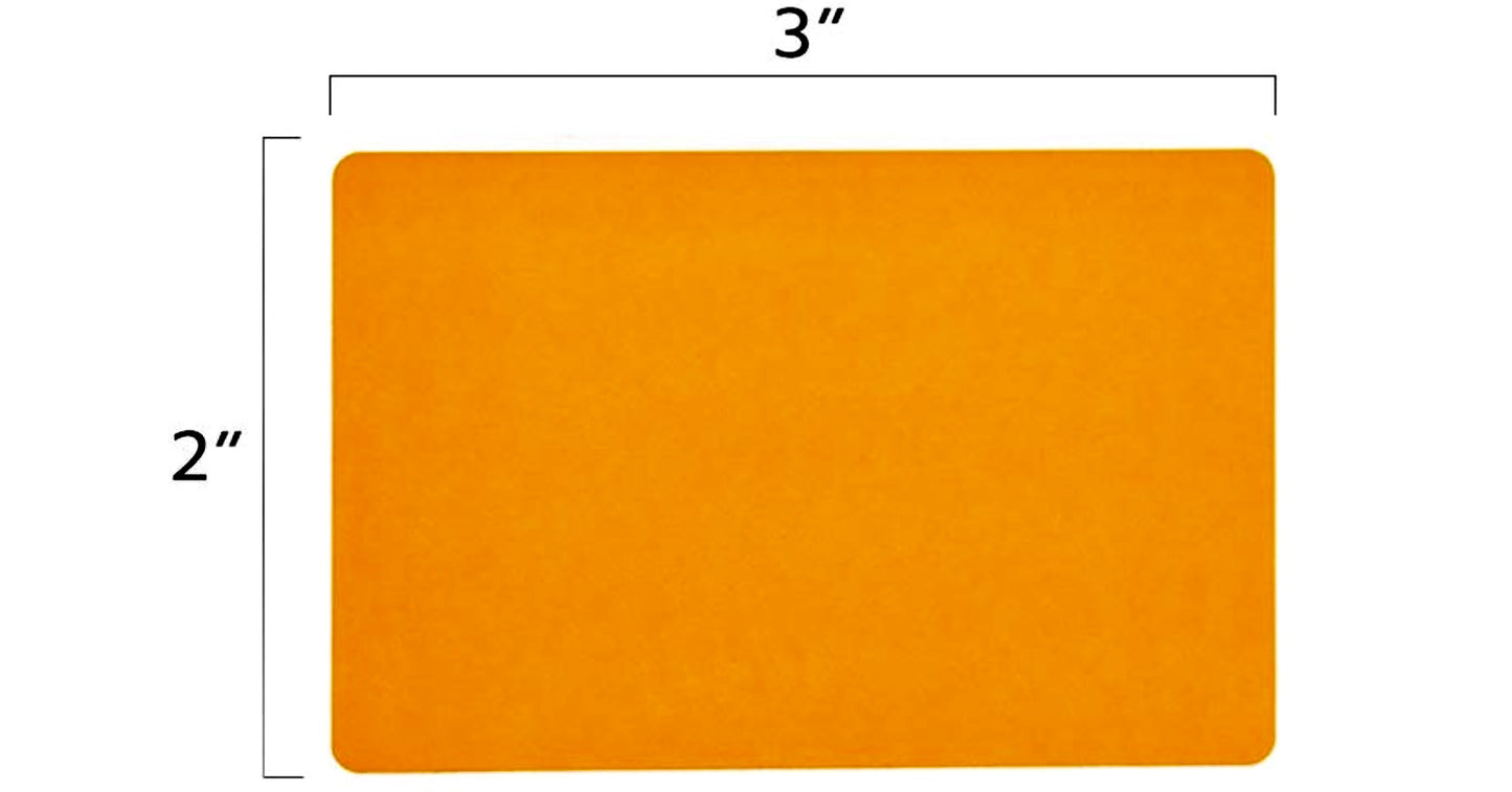 Fluorescent Orange Write-On Label 2" x 3" (Each)